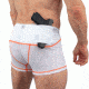 UnderTech Undercover Mens Concealment Holster Briefs,White,3XL 4009-WH-3X
