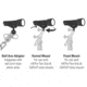 Underwater Kinetics Aqualite Photo Adapter Kit (Ball Arm, Swivel &amp; Fixed Adapters) 512873