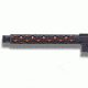 Unique-ARs Crossed AR-15 Handguard, Cerakote Armor Black/Anodize Black, 7in, crossed7