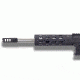 Unique-ARs Hearts AR-15 Handguard, Cerakote Armor Black/Anodize Black, 7in hearts7