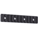 Unique-ARs Picattinny Rail, Anodize Black, 4.5in, 4.5tac