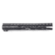 Unique-ARs Slim Timberwolf Handguard,7 in, Cerakote Armor Black/Anodize Black, slimtimberwolf7
