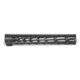 Unique-ARs Slim Web AR-15 Handguard, Cerakote Armor Black/Anodize Black, 7.25in, slimweb7