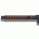 Unique-ARs UAR Hex AR-15 Handguard, Cerakote Armor Black/Anodize Black, 7in, uarhex7