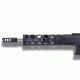 Unique-ARs UAR Hex Handguard with Dolos Locking Ring, Cerakote Armor Black, 9 in dolosuarhex9