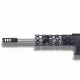 Unique-ARs Ultra-Light Hex Handguard with Dolos Locking Ring, Cerakote Armor Black, 7 in dolossmhex7