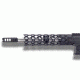 Unique-ARs Ultra-Light Hex Handguard with Dolos Locking Ring, Cerakote Armor Black, 9 in dolossmhex9