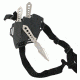 United Cutlery Lightning Bolt Throwing Knife Triple Set Harness UC1255