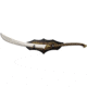 United Cutlery LOTR High Elven Warrior Sword, 24 satin finish false edge 420 stainless blade, Imitation leather wrapped handle, UC1373