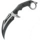 United Cutlery M48 Liberator Falcon Karambit Knife, 4.63 two-tone finish 2Cr13 stainless karambit bla, Black TPU handle, UC3334