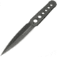 United Cutlery Undercover CIA Stinger Knife, 7.13in Overall, 3.88in Black Oxide Coated Double Edge 3Cr13 SS Dagger Blade, One-Piece, Removable Boot Clip, Black Nylon Sheath, UC3344