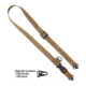 United States Tactical C1 - 2-to-1 Point Tactical Sling, 1.25in, QD Swivel, Coyote, UST-SLC00102QD