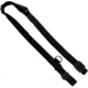 United States Tactical C3 - 2-To-1 Open Ended Point Shock Webbing Sling, 1.25in, Black, UST-SLC00301OE