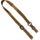 United States Tactical C3 - 2-To-1 Open Ended Point Shock Webbing Sling, 1.25in, Coyote, UST-SLC00302OE