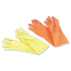 United Stationers Gloves Latx Flckld Lg Yw GAX242L, Unit DZN