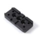 Unity Tactical LPVO Offset Optic Adapter Plate, Micro Footprint, Black, FST-SOPM