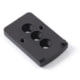 Unity Tactical LPVO Offset Optic Adapter Plate, RMR/SRO, Black, FST-SOPR