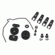 Unity Tactical Modular Attached Rail  Kit  Includes Sordin Arc Rail Adapter Kit - BTH - Team Wendy, Black HLM-MBTB