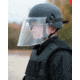 United Shield Command Ballistic Helmet Level IIIA w/ 4pt Harness System and Retrofit Face Shield, Black, XL COMMANDO SC650-RFFS-BK-XL