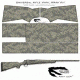 US Night Vision Tiger Stripe Camo Pre-Cut Universal Rifle Skin Vinyl Wrap, 20x30in, Army UCP 056633