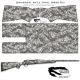 US Night Vision Tiger Stripe Camo Pre-Cut Universal Rifle Skin Vinyl Wrap, 20x30in, Deep Woods Snow 056632