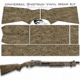 US Night Vision Tiger Stripe Camo Pre-Cut Universal Shotgun Skin Vinyl Wrap, 20x30in, All Terrain Tiger 056531