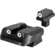 USED EDEMO Trijicon Bright &amp; Tough CA26 3 Dot Green Front &amp; Orange Novak Rear Night Sights for Gov't/Combat Commander, EDEMO2, EDEMO1, Condition Fair, Installed/Mounted