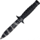 USMC Marine Fixed Blade Knife,5.25in,Urban Camo Double Edge Stainless Dagger Blade,Black Textured Alum Handle/Gray Stripe Trim USM1025UC