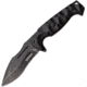 USMC USMC Fixed Blade Knife, 4 black stonewash finish 3Cr13 stainless blade, Black sculpted FRN handle, M-FIX001SW