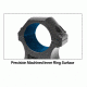 UTG PRO 30mm/2PCs High Profile P.O.I Picatinny Rings, Black, RWU013022