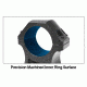 UTG PRO 30mm/2PCs Low Profile P.O.I Picatinny Rings, Black, RWU013010
