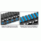 EDEMO Leapers Keymod Compat. M and P10 17 in Super Slim Free Float Rail Handguard, Black MTU038SSKC, EDEMO3