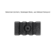 UTG Pro M-LOK 3-Slot Picatinny Rail Section, Black, MTURS10S