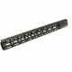 UTG Pro M-LOK M and P10 17 in Super Slim Free Float Handguard, Black MTU038SSMC, EDEMO6