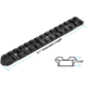 UTG Pro Model 870 Picatinny Rail Mount, Black, MTU028SG
