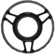 Leapers UTG Pro Parallax Index Wheel for OP3 Scopes, 80mm Diameter, Black, Small, OP3-SW080