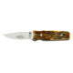 Utica Team Realtree Series Buckstag Delrin Liner Lock, Brown/White, 91-RT56CP