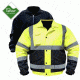 Utility ProWear High Visibility Bomber Jacket w/zip out liner Class 3, YLW, XLARGE UHV563-XL-Y