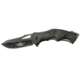 UZI Responder Serrated Blade, Black UZK-FDR-002
