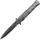 UZI Steel-etto A/O Folding Knife,3.875in,Stainless Steel,Black Stonewash,Stainless Handle UZKFDR018