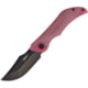 VDK Knives Talisman Linerlock Folding Knife, 3.25" black stonewash finish D2 tool steel blade, Red G10 handle, VDK023 RED JADE TALISMAN