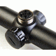 Veber VPOI 2.5-10x42mm LightMaster Series Rifle Scope w/ Illuminated German 4 Post Reticle, 30 mm Tube, Dual Focus and Internal Red Laser, SFP, Black, GSKOVPOILS251042L