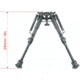 Vector Optics Carbon Fiber Spring Bipod, 6-9in, Black, RSCFP-06
