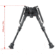 Vector Optics Carbon Fiber Swivel Spring Bipod, 6-9in, Black, RSCFS-06