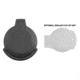 Vector Optics Continental 56mm Filp-up Cap, Black, SCFC-M56
