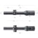 Vector Optics Continental x8 1-8x24 30mm Tube ED Tactical LPVO Rifle Scope, Second Focal Plane