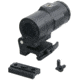 Vector Optics Magnifier 3x Mini Red Dot Sight, Biuld-in Picatinny QD Mount, Black, SCMF-03M