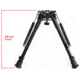 Vector Optics Rokstad Tactical Bipod, 9-13.5in, Black, SCBPB-02
