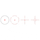 Vector Optics Tempest 1x35mm Red Dot Sight, 4 Types 11 Levels Red Reticle, Black, SCRD-07