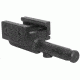 Versa-Pod HD Picatinny Rail Bipod Adapter w/o Cant, Black, 150-622